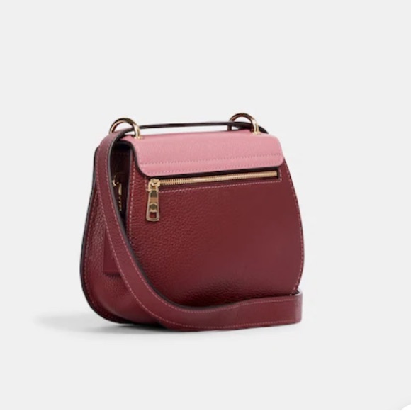 Coach Remi Saddle Bag In Colorblock 1330 - Picture 3 of 17